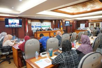 FEB Sambut Tim FIBAA Akreditasi Program Magister dan Doktor Ilmu Ekonomi